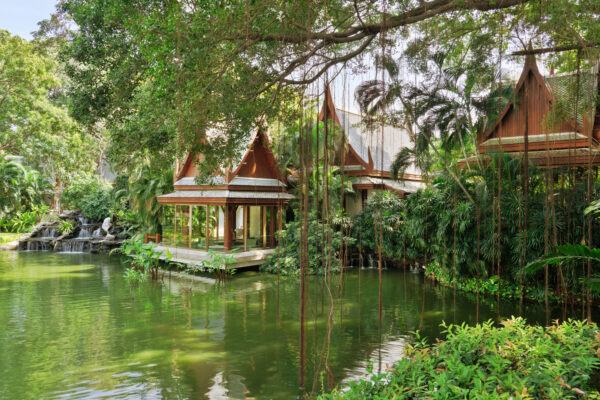 Chiva-Som Hua Hin with Thai Pavilion Suite surrounding the pond